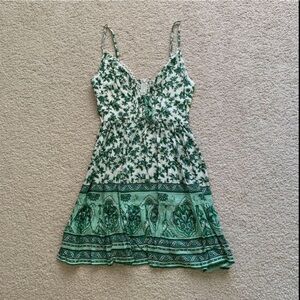 Mura Boutique green paisley dress